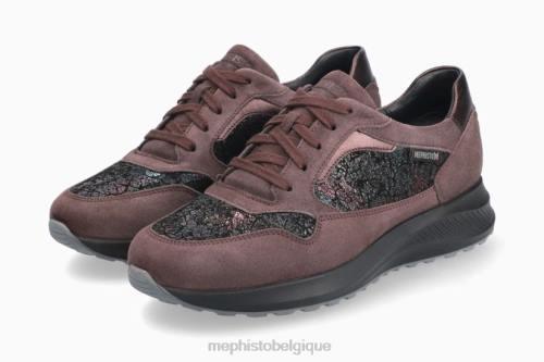 baskets Mephisto Karine prune femmes X826257