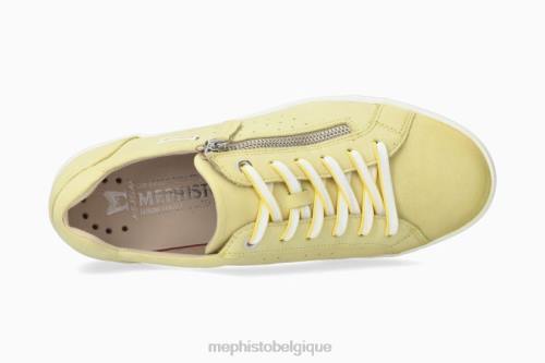 baskets Mephisto Nikita citron femmes X826139