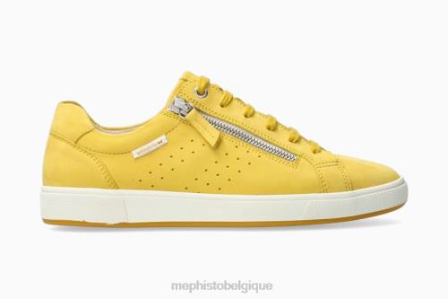 baskets Mephisto Nikita jaune femmes X826297