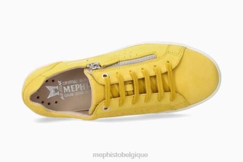 baskets Mephisto Nikita jaune femmes X826297