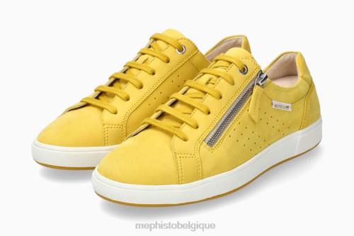 baskets Mephisto Nikita jaune femmes X826297