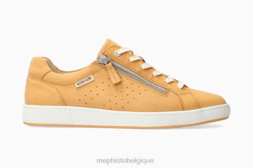 baskets Mephisto Nikita orange femmes X82651