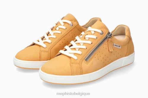 baskets Mephisto Nikita orange femmes X82651
