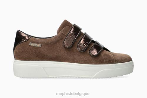 baskets Mephisto frederica taupe femmes X826305