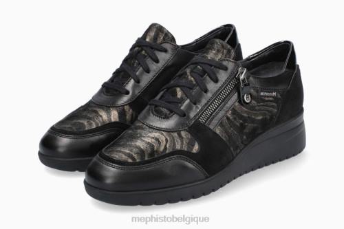 baskets Mephisto iasmine noir femmes X826290