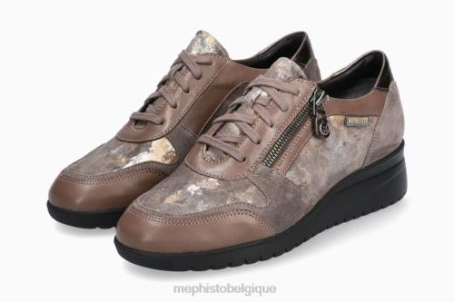 baskets Mephisto iasmine taupe foncé femmes X826304