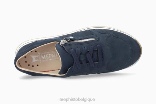 baskets Mephisto leenie jean bleu femmes X826265