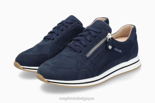 baskets Mephisto leenie jean bleu femmes X826265