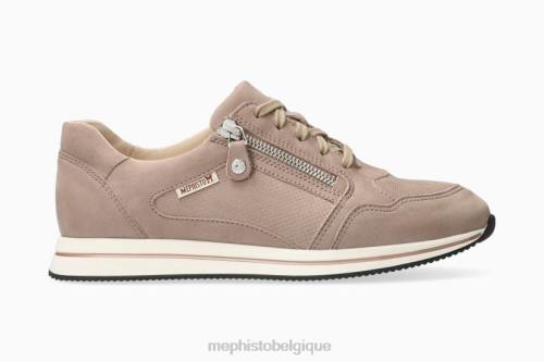 baskets Mephisto leenie taupe clair femmes X826261