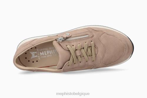 baskets Mephisto leenie taupe clair femmes X826261