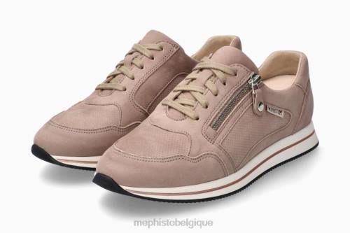 baskets Mephisto leenie taupe clair femmes X826261