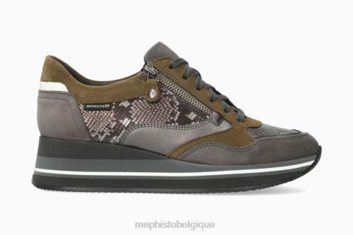 baskets Mephisto olimpia gris femmes X826254