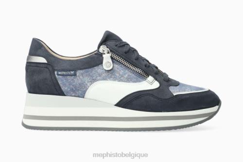 baskets Mephisto olimpia jean bleu femmes X82632