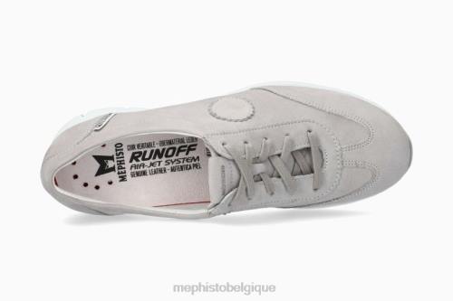 baskets Mephisto yael gris clair femmes X826274