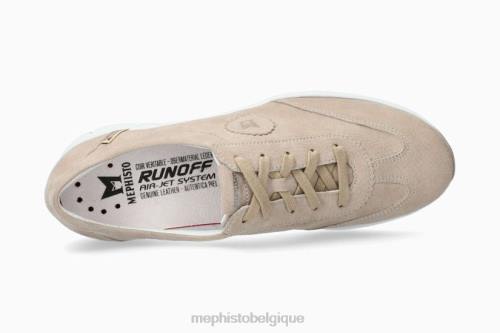 baskets Mephisto yael taupe clair femmes X826266