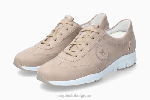 baskets Mephisto yael taupe clair femmes X826266
