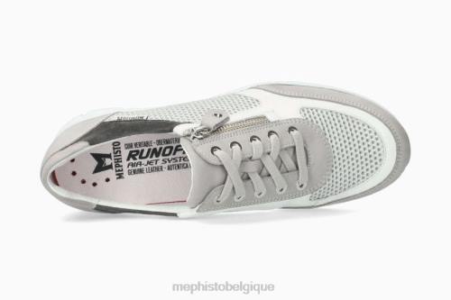 baskets Mephisto ylona gris clair femmes X826110