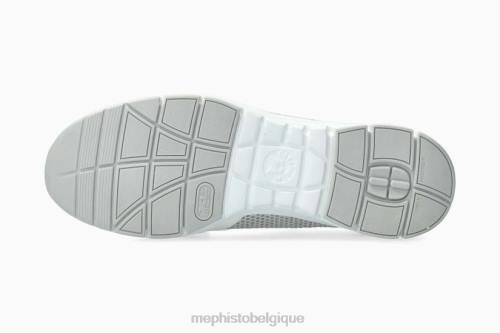 baskets Mephisto ylona gris clair femmes X826110