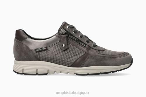 baskets Mephisto ylona gris femmes X826259