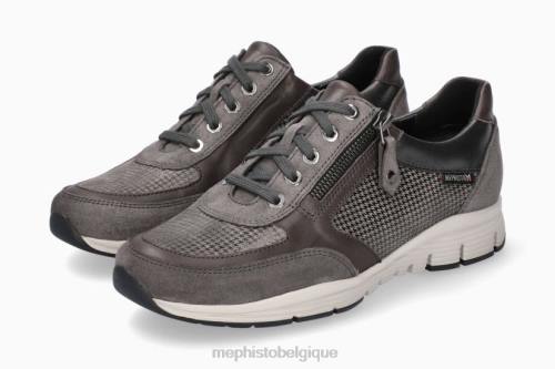 baskets Mephisto ylona gris femmes X826259