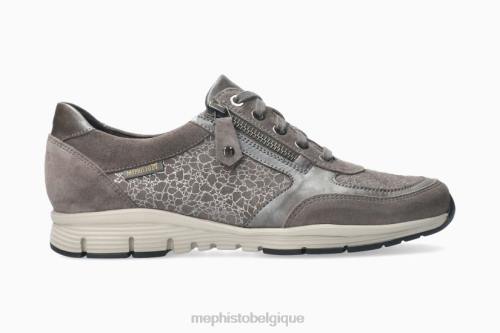 baskets Mephisto ylona taupe foncé femmes X826258