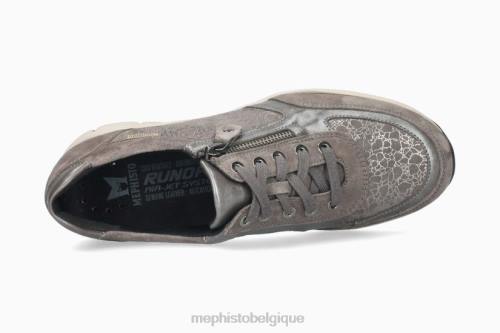 baskets Mephisto ylona taupe foncé femmes X826258