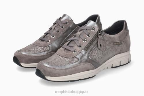 baskets Mephisto ylona taupe foncé femmes X826258