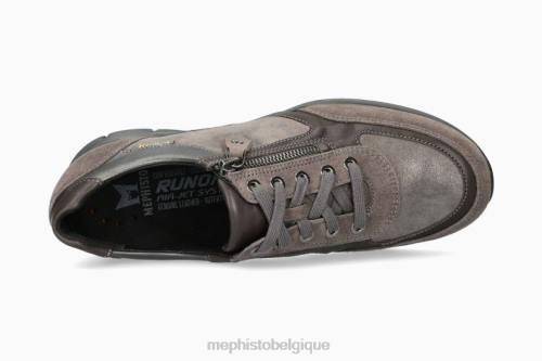baskets Mephisto ylona taupe foncé femmes X826287