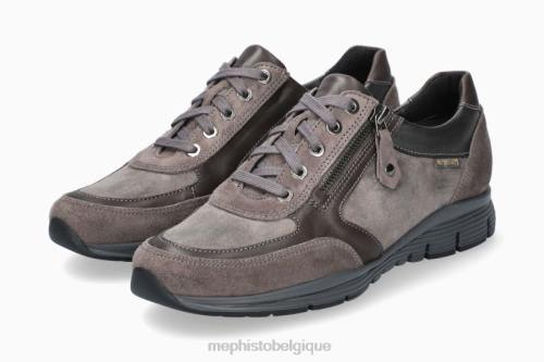 baskets Mephisto ylona taupe foncé femmes X826287