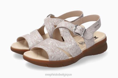 des sandales Mephisto Eva sable clair femmes X826399