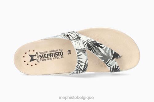 des sandales Mephisto Hélène argent femmes X826152