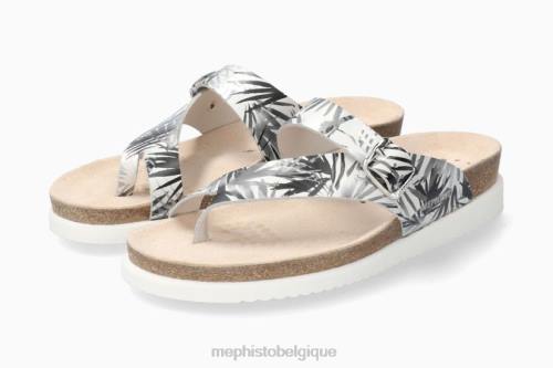 des sandales Mephisto Hélène argent femmes X826152