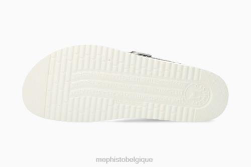 des sandales Mephisto Hélène argent femmes X826152