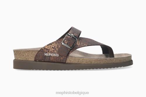 des sandales Mephisto Hélène bronze femmes X826250