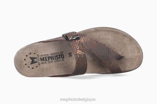 des sandales Mephisto Hélène bronze femmes X826250