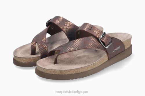 des sandales Mephisto Hélène bronze femmes X826250