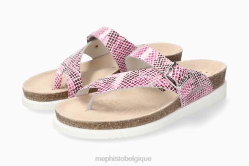 des sandales Mephisto Hélène fuchsia femmes X82648
