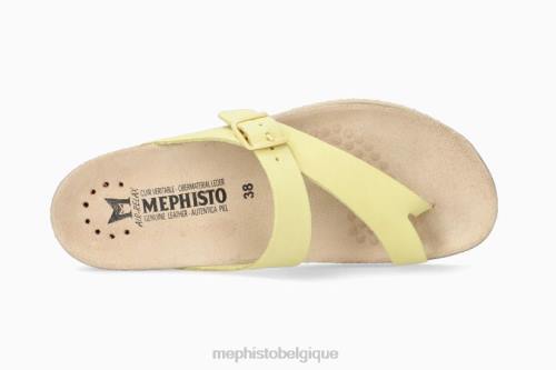 des sandales Mephisto Hélène jaune femmes X826151