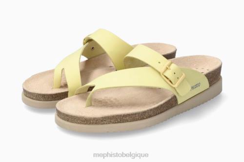 des sandales Mephisto Hélène jaune femmes X826151