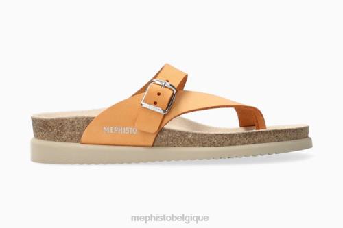 des sandales Mephisto Hélène orange femmes X826387
