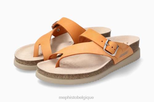 des sandales Mephisto Hélène orange femmes X826387