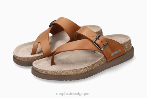 des sandales Mephisto Hélène plus chameau femmes X826119