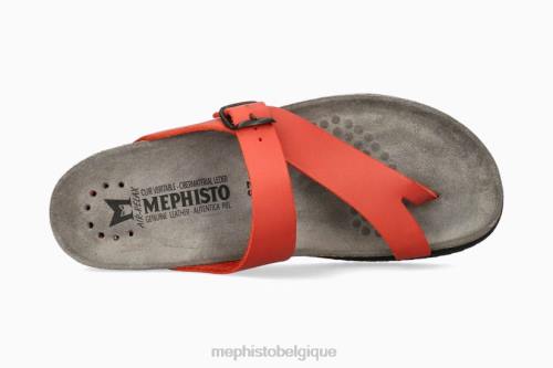 des sandales Mephisto Hélène rouge femmes X826211