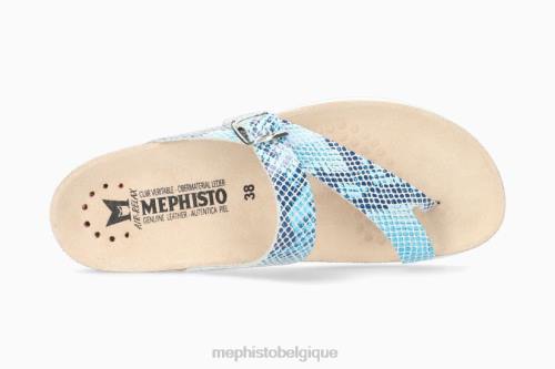des sandales Mephisto Hélène turquoise femmes X82647