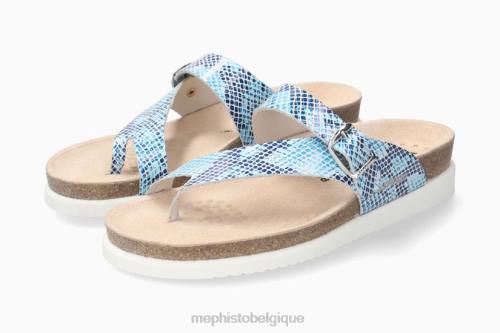 des sandales Mephisto Hélène turquoise femmes X82647