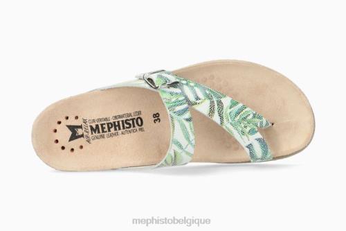 des sandales Mephisto Hélène vert femmes X826389