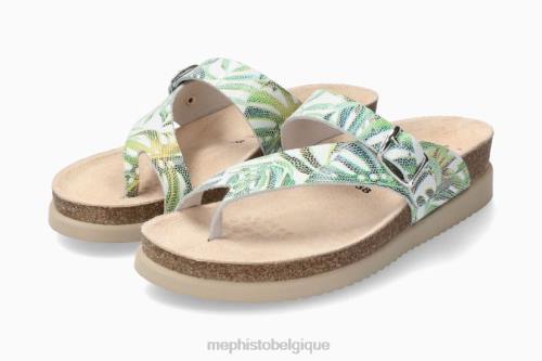 des sandales Mephisto Hélène vert femmes X826389