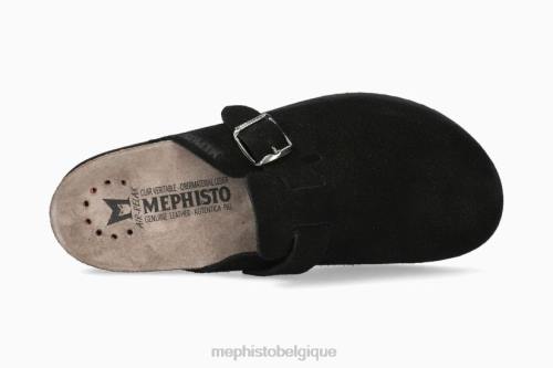 des sandales Mephisto Halina noir femmes X826224