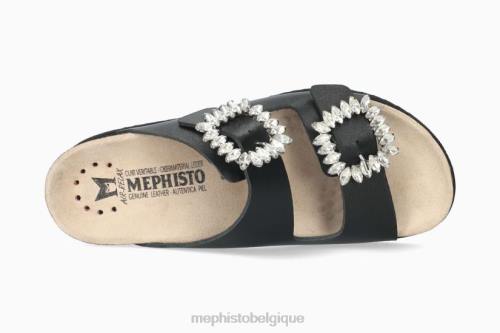 des sandales Mephisto Hazina noir femmes X826102