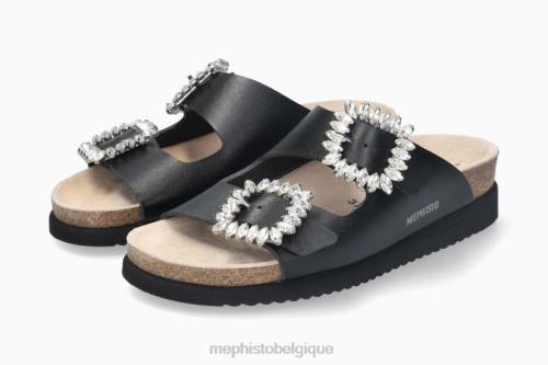 des sandales Mephisto Hazina noir femmes X826102